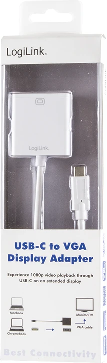 LOGILINK UA0237A LOGILINK – USB-C 3.1 į VGA adapteris