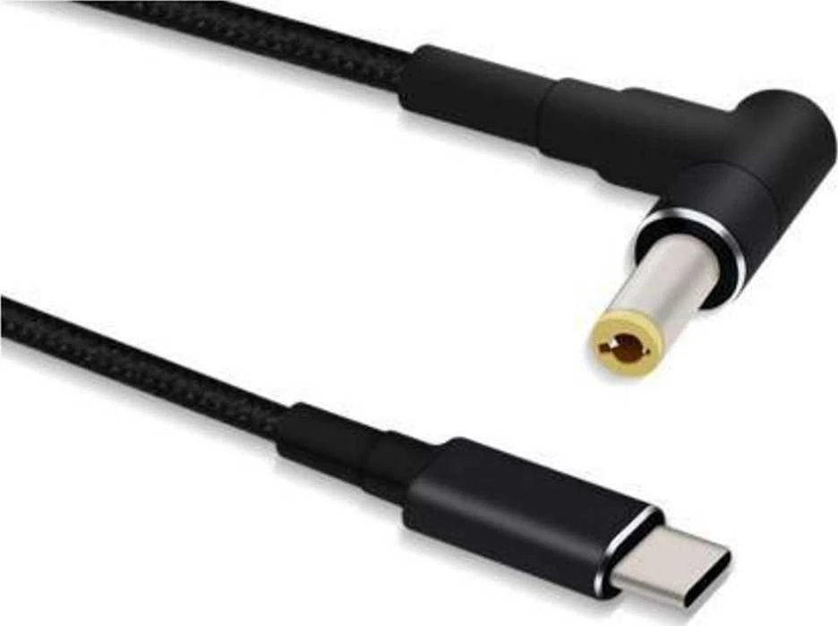 Kabelis USB MicroConnect USB-C - DC 5.5 x 2.5 mm 1.2 m Juodas (USBC-DC-5A-15V)