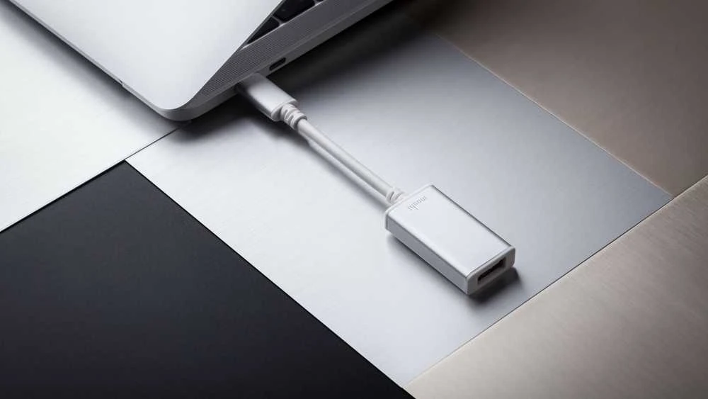 Adapteris USB Moshi USB-A - USB-C Sidabrinė (MI-USBC)