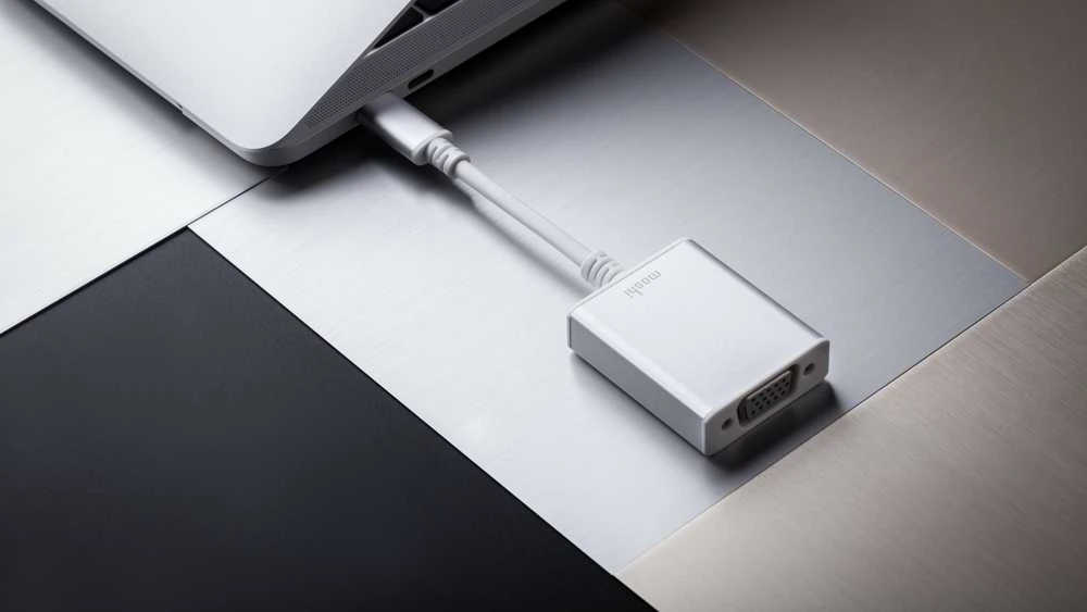 Adapteris USB Moshi USB-C - VGA Sidabrinė (MI-USBC-VGA)