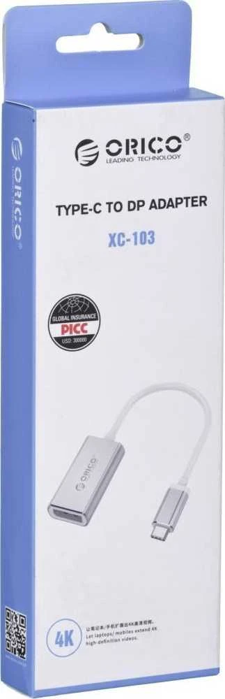 Orico XC-103 USB-C į DisplayPort adapterio pakuotė