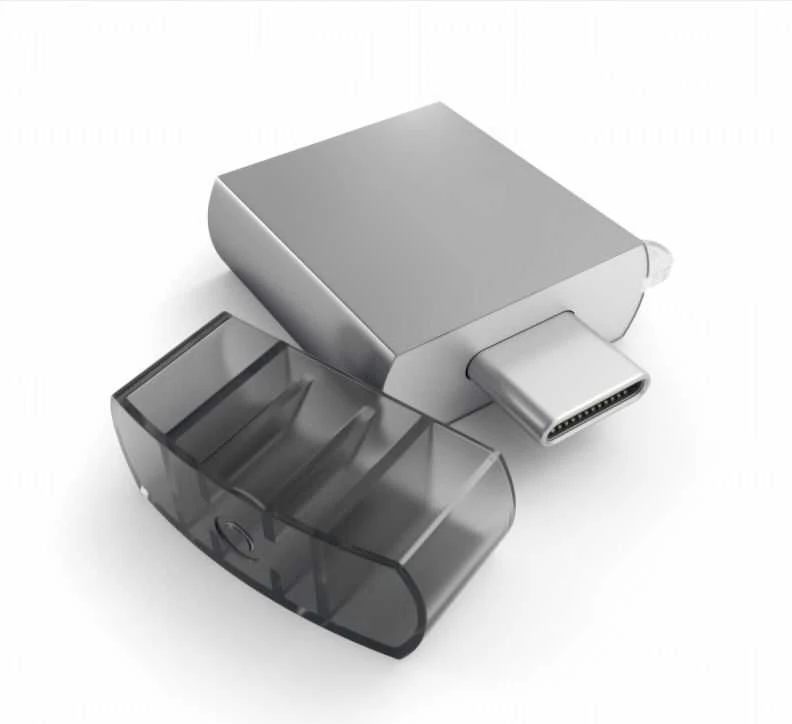 Adapteris USB Satechi USB-A - USB-C Sidabrinė (ST-TCUAM)