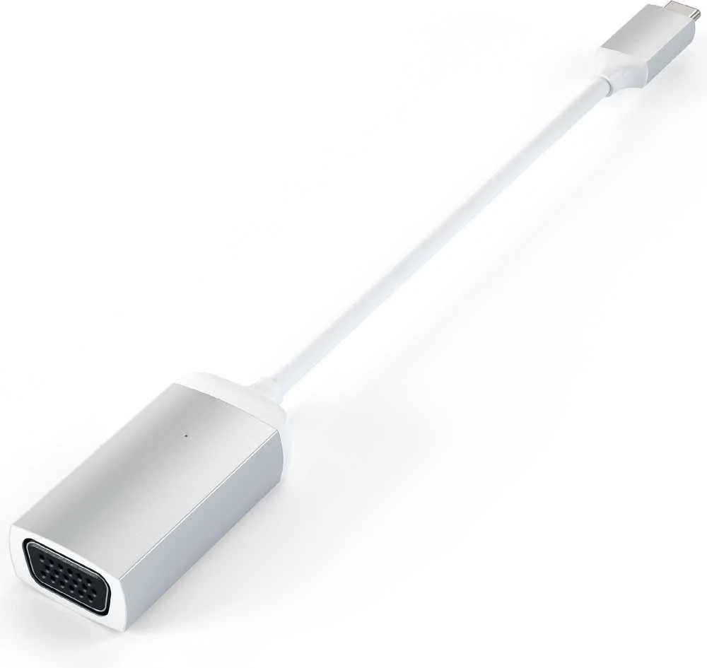 Adapteris USB Satechi USB-C - VGA Sidabrinė (ST-TCVGAS)