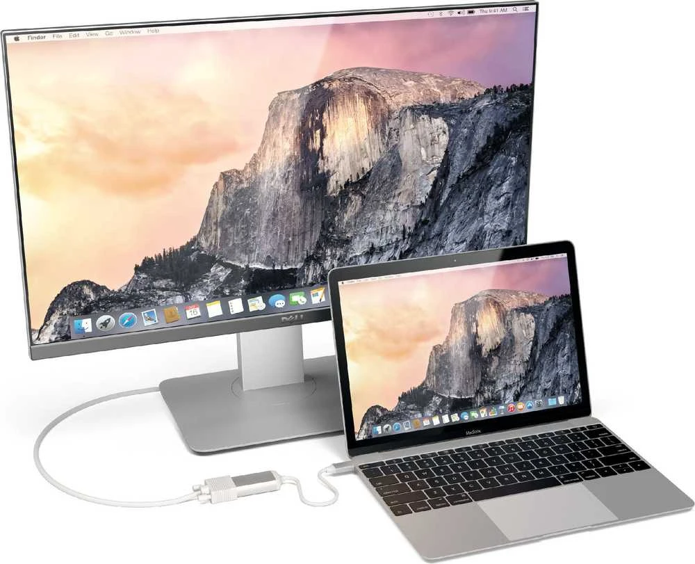 Adapteris USB Satechi USB-C - VGA Sidabrinė (ST-TCVGAS)