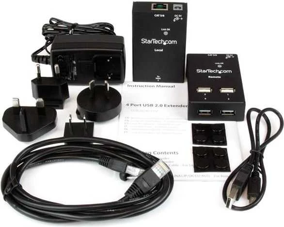 USB adapteris StarTech USB - RJ45 Juodas (USB2004EXTV)