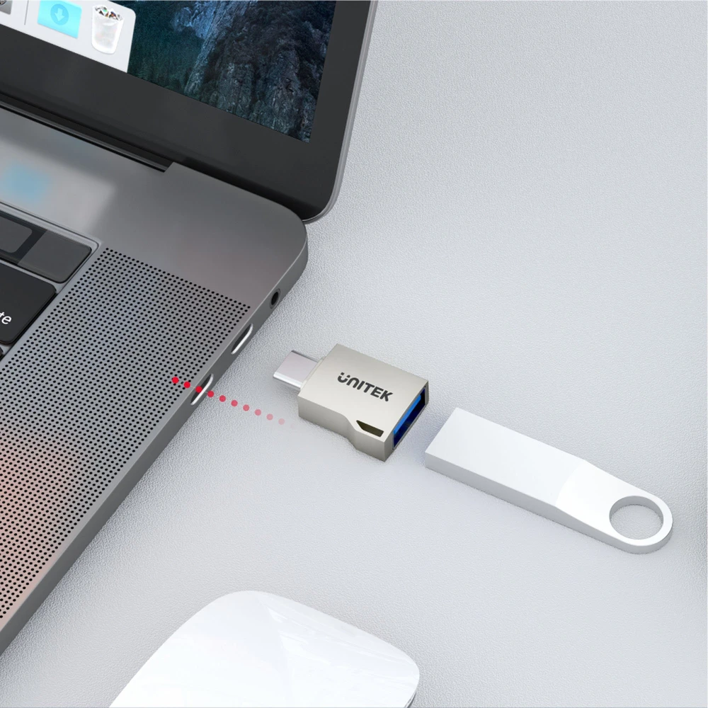 UNITEK A1025GNI ADAPTERIS USB-A – USB-C 3.1 Gen1 F/M