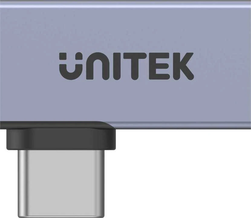 Unitek Adapteris USB-C į USB-C kampinis plokščias 40Gbps