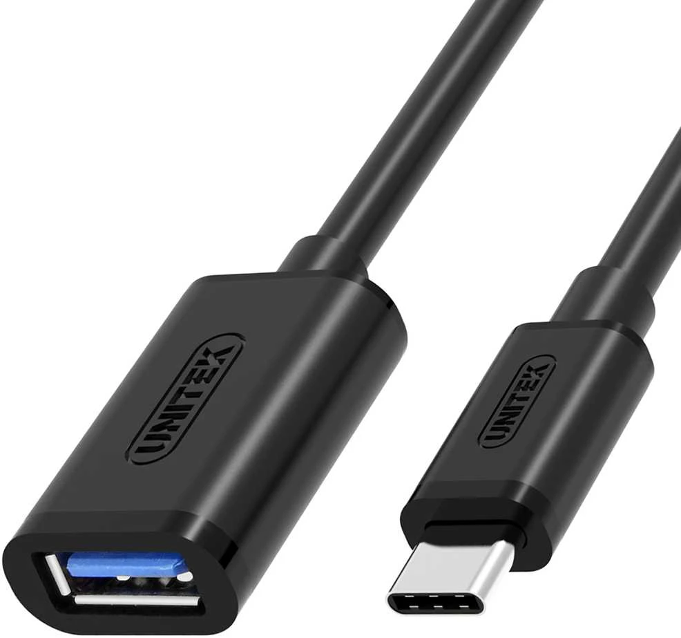 UNITEK Y-C476BK Unitek C tipo USB kabelis į USB AF, Y-C476BK
