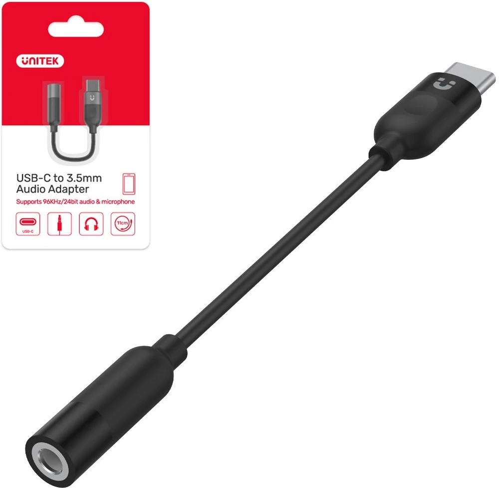UNITEK USB-C adapteris – mini lizdas 3,5 mm Female M1204A