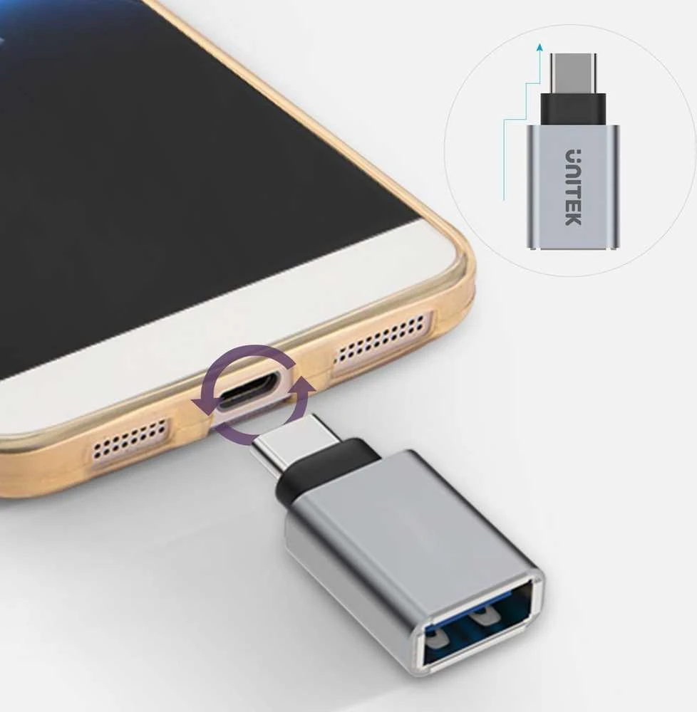 UNITEK Y-A025CGY Unitek C tipo USB adapteris – USB 3.0,Y-A025CGY