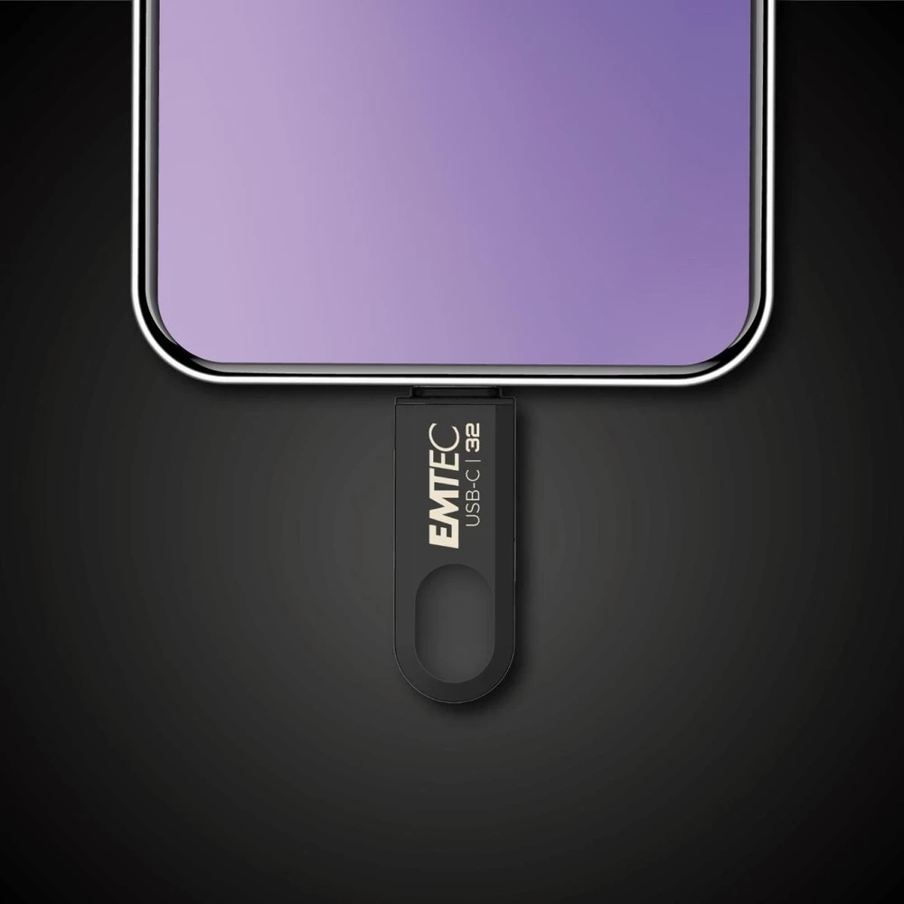 Pendrive Emtec C280 32 GB USB Type-C 3.2 Gen 1 Juodas (ECMMD32GC283)