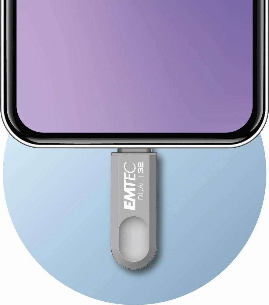 USB atmintinė Emtec D280 dviguba 32 GB (ECMMD32GD283)