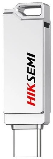 USB atmintinė HIKSEMI Sync E327C 64GB Sidabrinė (HS-USB-E327C(STD)/64G/U3/Sidabrinis/WW)