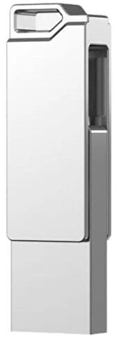 USB atmintinė HIKSEMI Sync E327C 64GB Sidabrinė (HS-USB-E327C(STD)/64G/U3/Sidabrinis/WW)