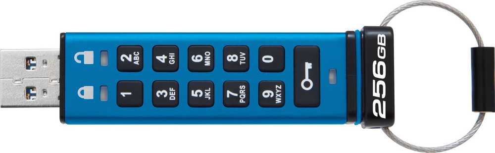 Kingston IronKey klaviatūra 200 256GB USB 3.0 AES Encrypted