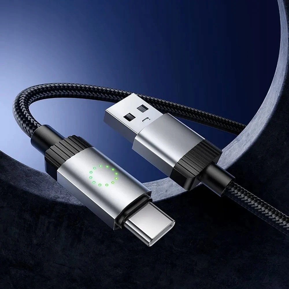 Cable USB A to USB C Hoco 3A 1 m X117 juodas