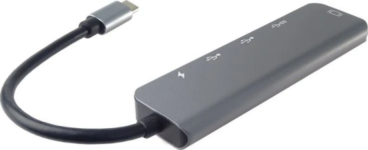 PremiumCord USB-C adapteris, pilkas korpusas