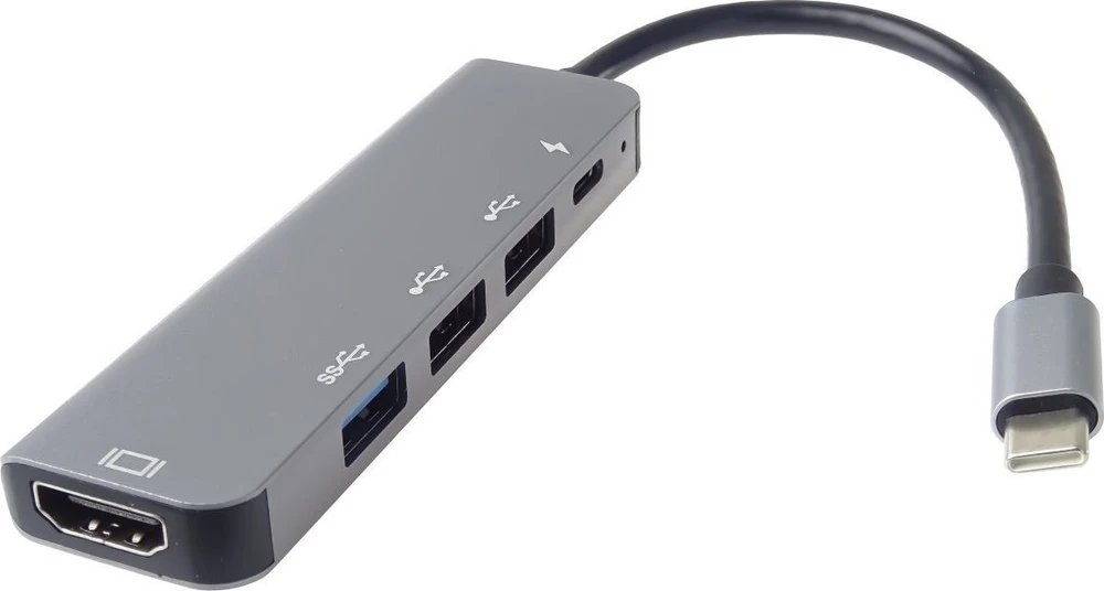 USB-C daugiafunkcis adapteris su HDMI ir USB jungtimis