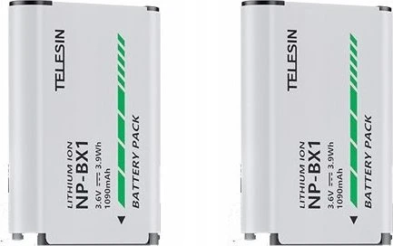 USB C tipo įkroviklis + 2 baterijos, Sony Np-bx1 Npbx1 Telesin / Cmr-001