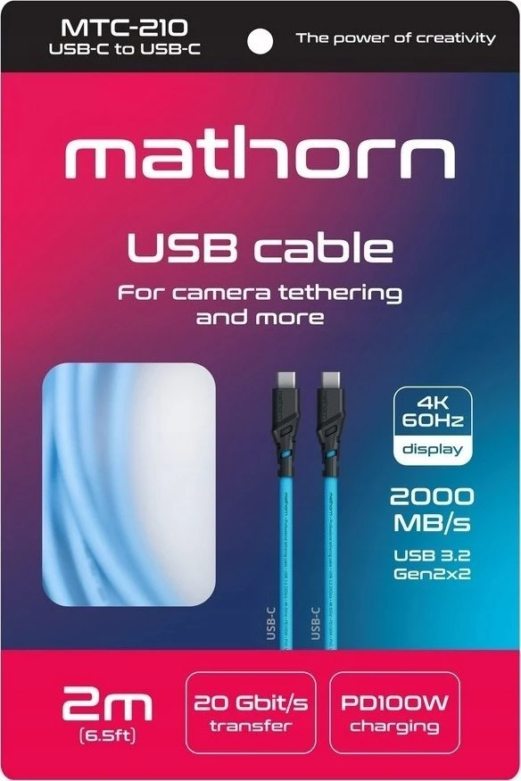 USB C2G USB-C - USB-C kabelis 2 m mėlynas (MTC-210)