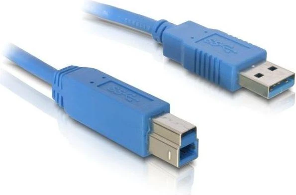 Delock kabelis USB 3.0 tipo A kištukas > USB 3.0 tipo B kištukas 3 m mėlynas