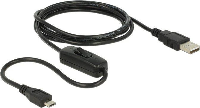 Kabelis USB Delock USB-A - microUSB 1.5 m Juodas (84803)