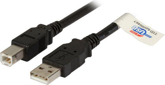 Efb Elektronik USB EFB USB-A – USB-B laidas 5 m juodas (K5256SW.5)