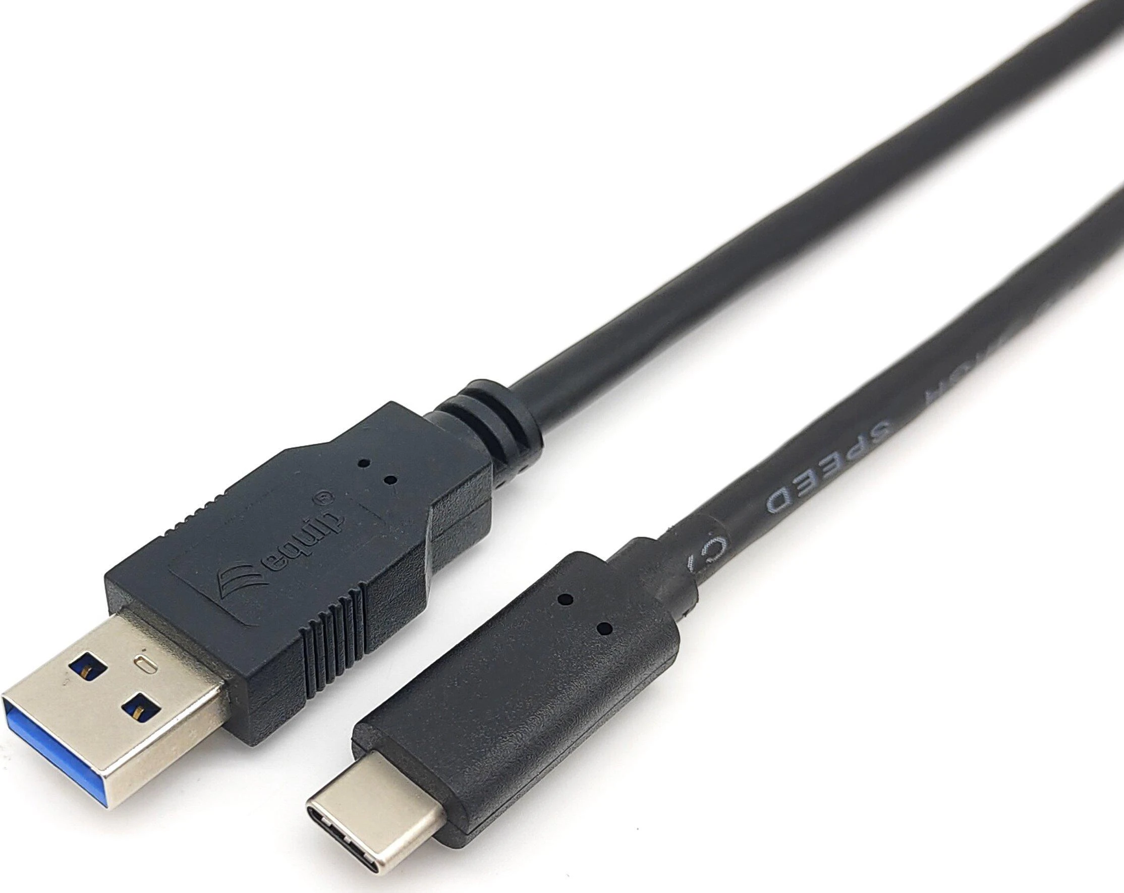 Kabelis USB Equip USB-A - USB-C 2 m Juodas (128344)