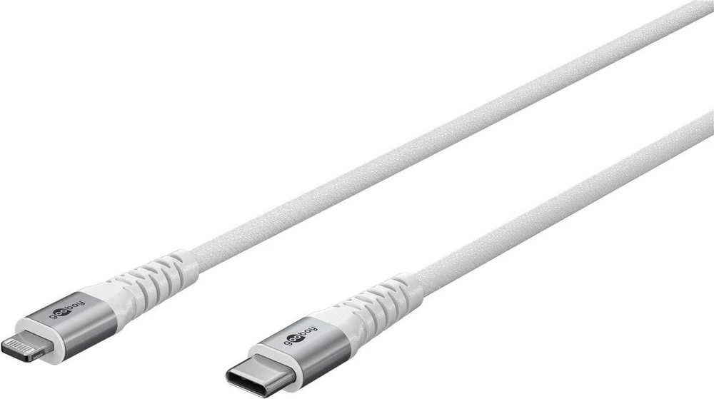 USB Goobay „Lightning“ į USB-C laidas, 3 m, baltas (RB74521)