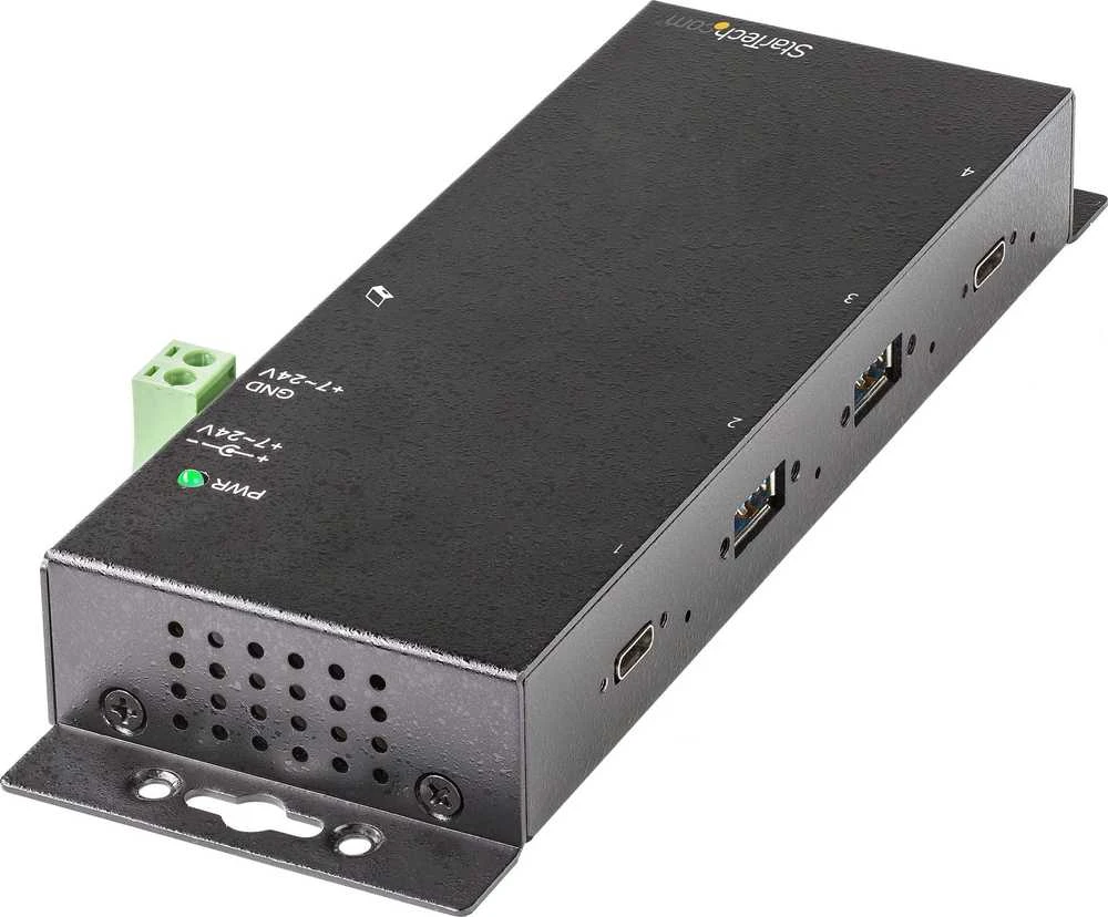 USB šakotuvas StarTech 2x USB-C + 2x USB-A 3.2 Gen2 (HB31C2A2CME)