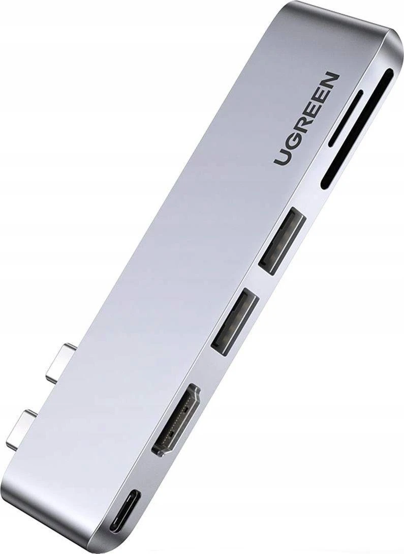 6-in-2 adapteris UGREEN CM380 USB-C šakotuvas, skirtas MacBook Air / Pro