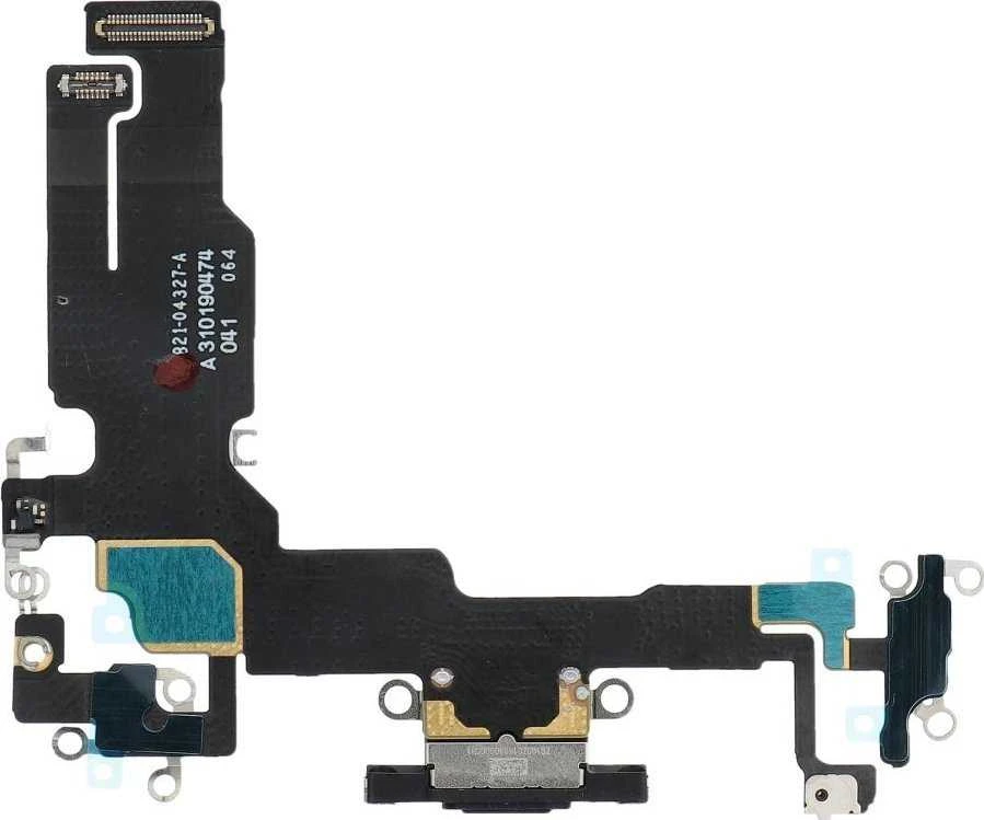 Charging flex USB for IPHONE 15 juodas OEM
