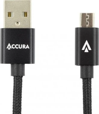 Accura USB 2.0 - micro USB 1.5m juoda