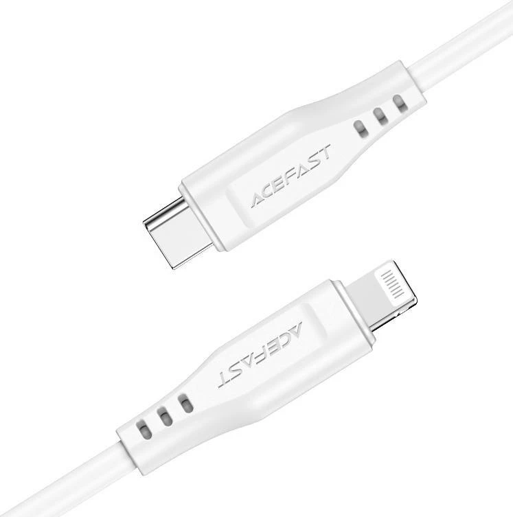 USB MFI laidas Acefast C3-01, USB-C do Lightning, 30 W, 1,2 m (juodas)