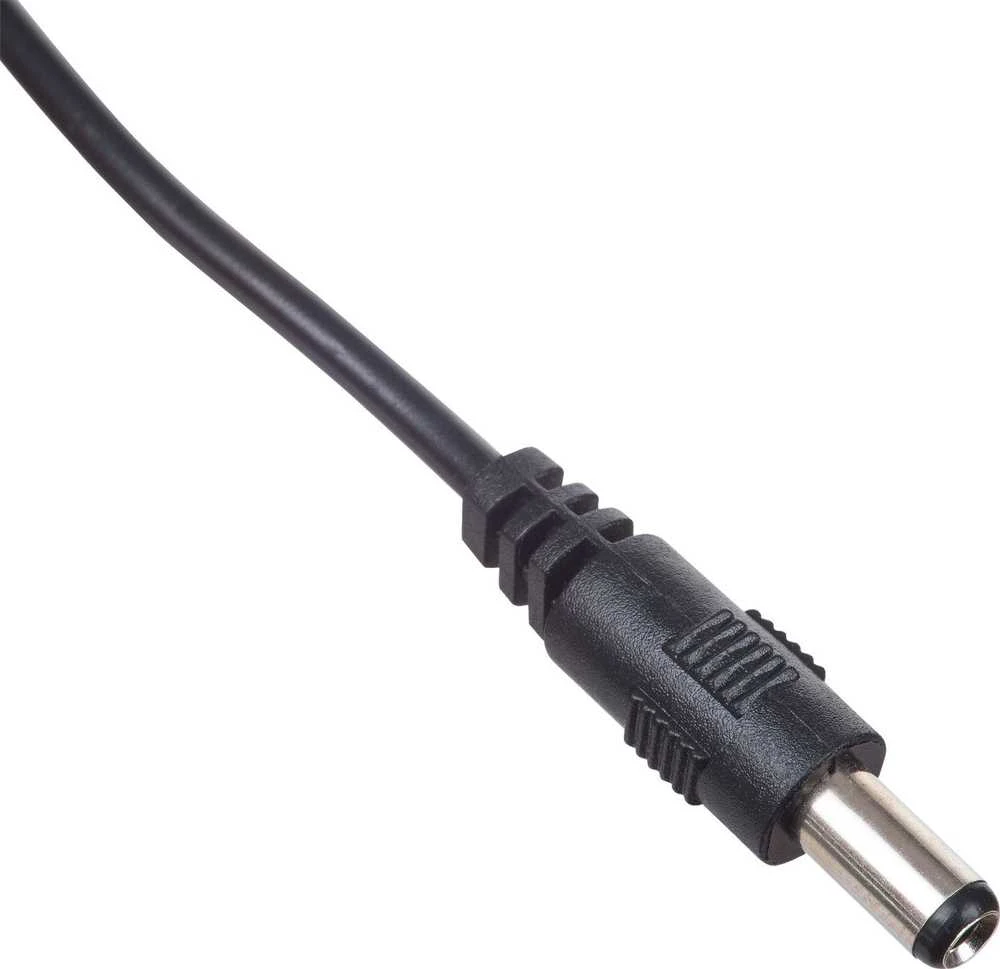 Kabelis USB Akyga USB-A - DC 5.5 x 2.5 mm 0.8 m Juodas (AK-DC-04)