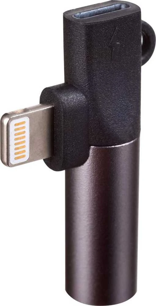USB kabelis Akyga Žaibas - mini Jack 3,5 mm Juodas (AK- AD- 63)