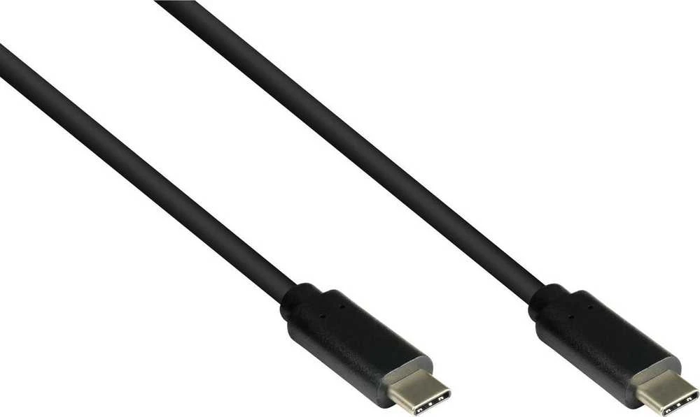 Good Connections Kabelis USB Alcasa USB-C - USB-C 2 m Juodas (GC-M0115)