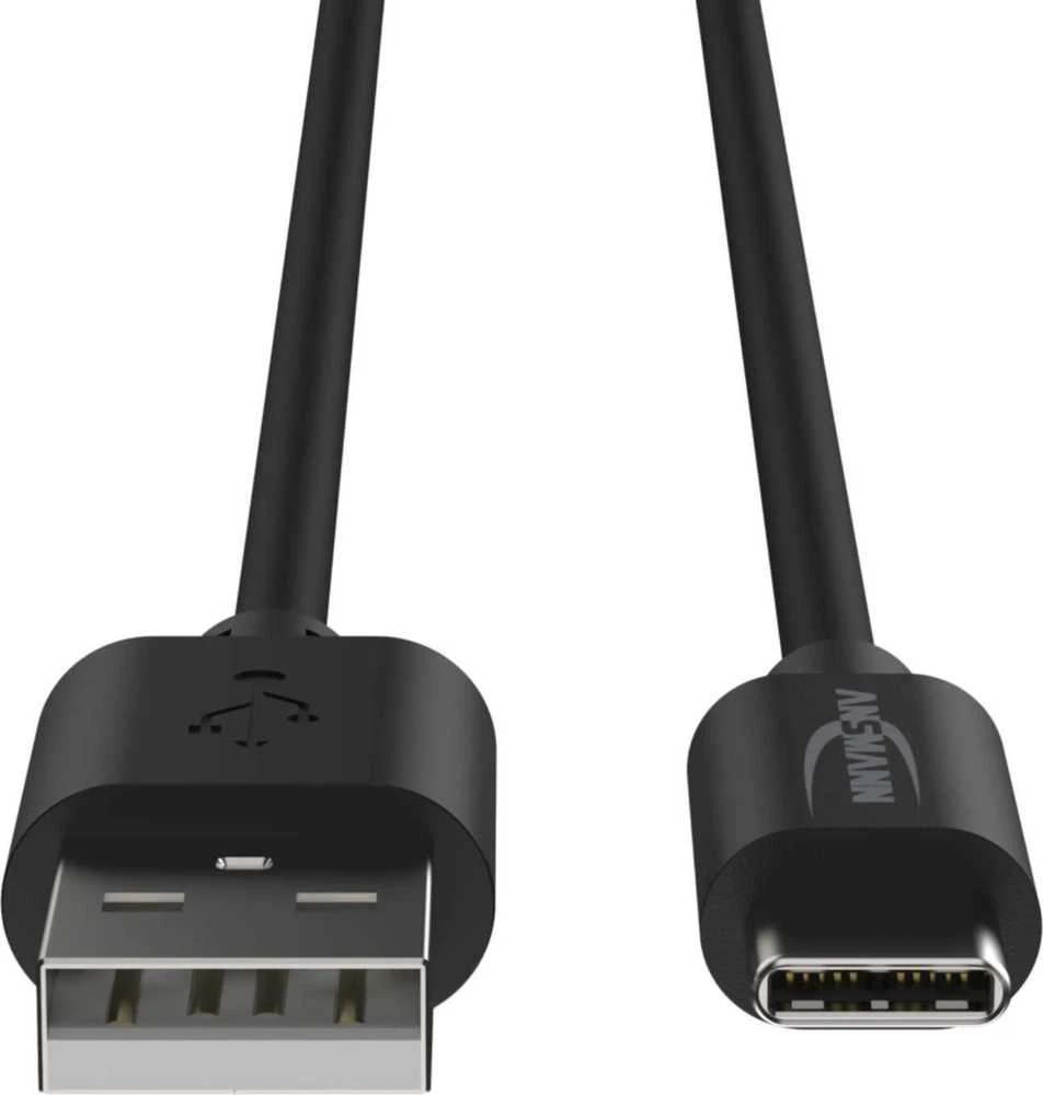 Ansmann duomenų ir įkrovimo kabelis iš USB į USB-Typ-C 100 cm