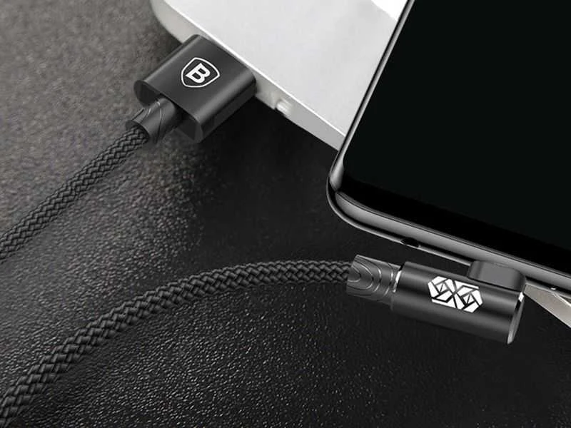 Baseus MVP Elbow USB MicroUSB pakrovimo laidas | 1.5A/2m