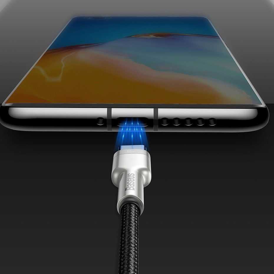Baseus Cafule USB - USB-C laidas 66W 0.25m - Juodas