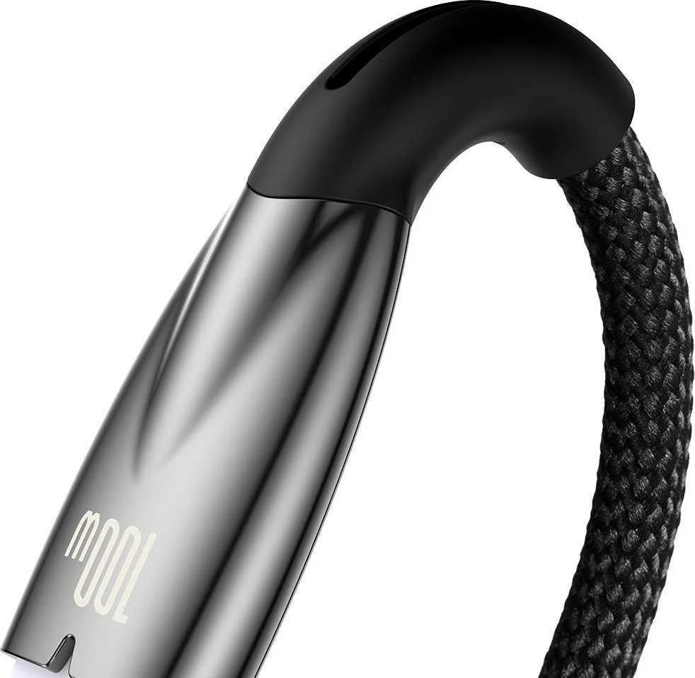 USB laidas, skirtas USB-C Baseus Glimmer serijai, 100 W, 1 m (juodas)