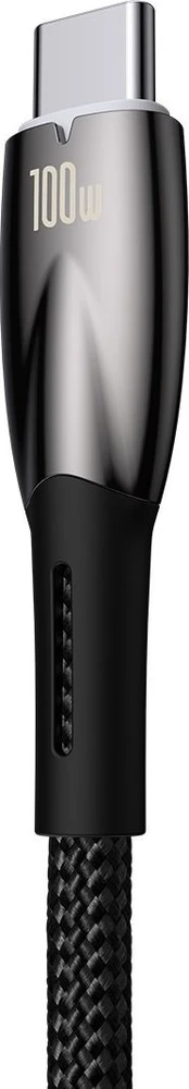 USB laidas, skirtas USB-C Baseus Glimmer serijai, 100 W, 1 m (juodas)