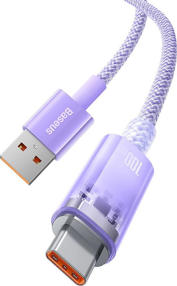 Greitas įkrovimas USB-C Baseus Flash, QC 3.0, Huawei SCP, Samsung AFC, 5A, 1m (žalia)