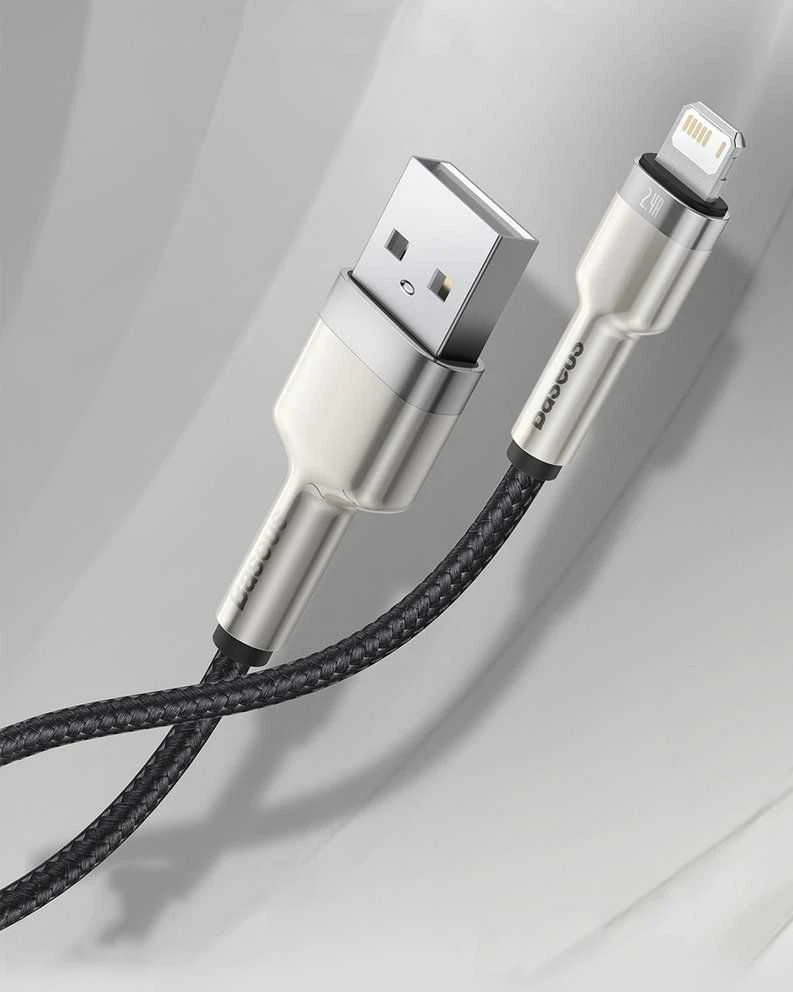 Baseus Cafule USB - Žaibo laidas 2.4A 1m