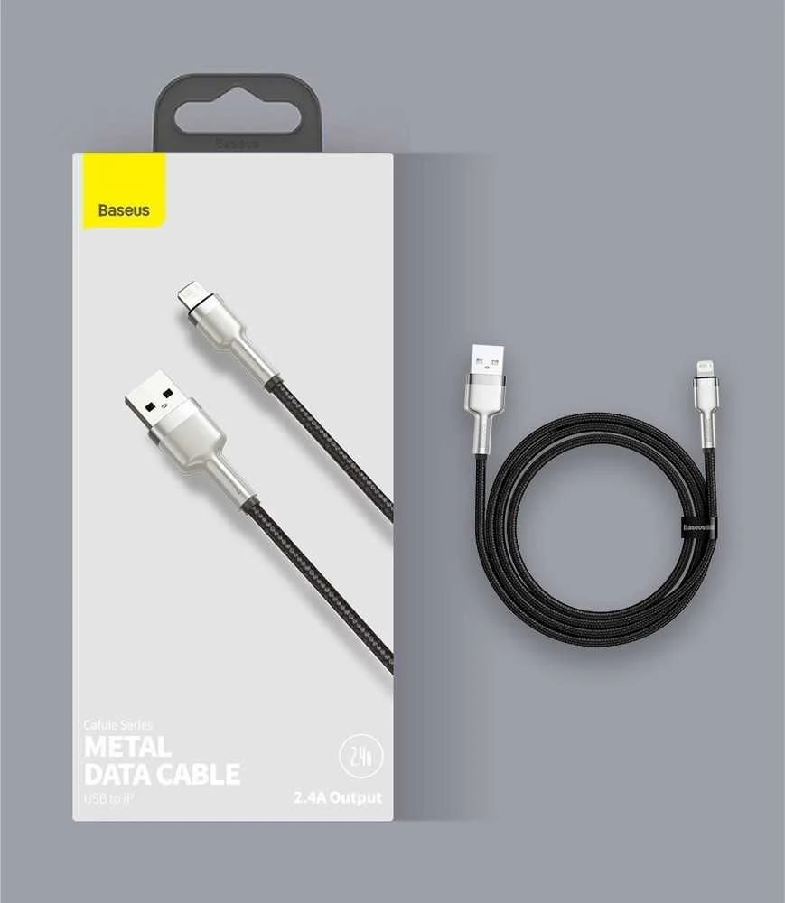 Baseus Cafule USB - Žaibo laidas 2.4A 1m