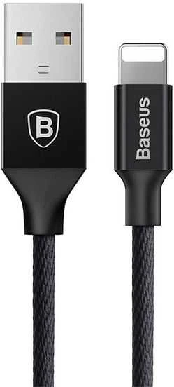 USB kabelis Baseus Yiven USB į Apple Lightning 1.8m juodas CALYW-A01