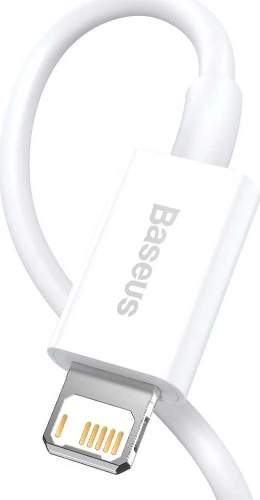 Kabelis  CABLE LIGHTNING TO USB 2M/Baltas CALYS-C02 BASEUS