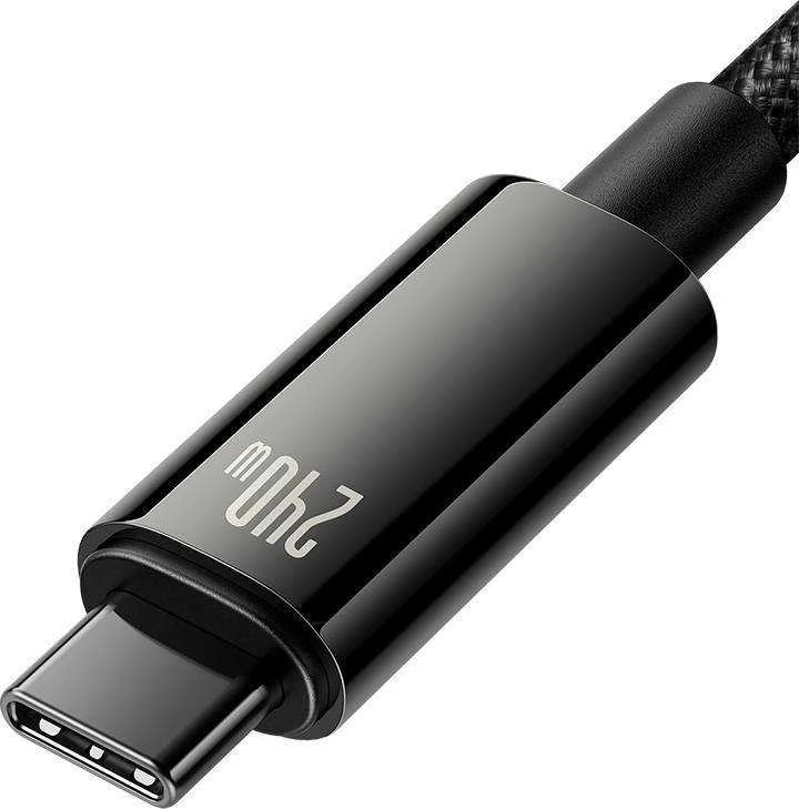 Baseus USB-C USB-C kabelis Tungsten Gold 240W 3m