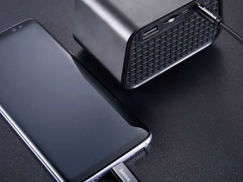 Baseus Yiven audio kabelis USB-C - 3.5mm AUX 1.2m - Juodas
