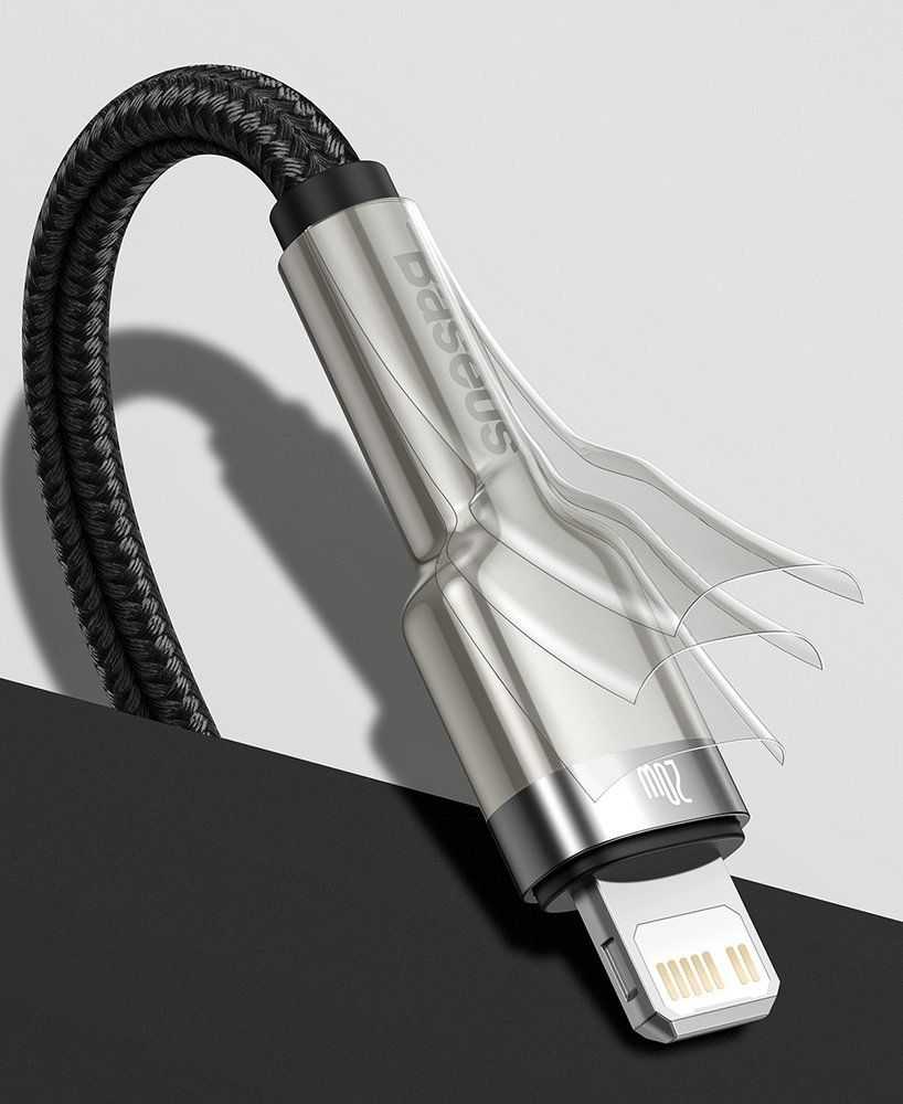 USB kabelis Baseus USB-C - Žaibas 1 m žalias (baseus _ 20210316152823)